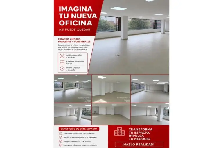 Oficina en arriendo en Chapinero Bogotá
